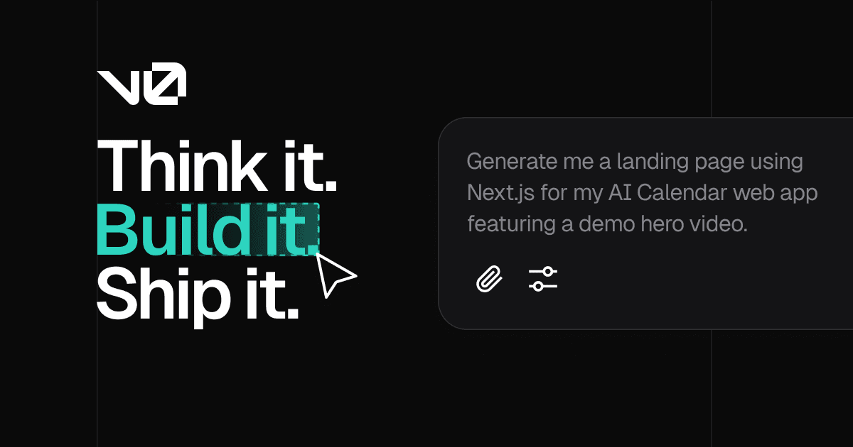 v0.dev screenshot