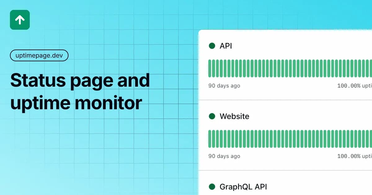Uptimepage screenshot