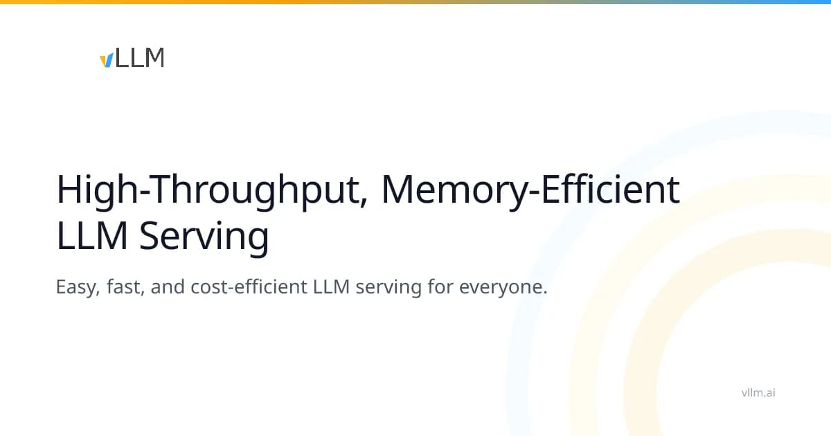 vLLM screenshot